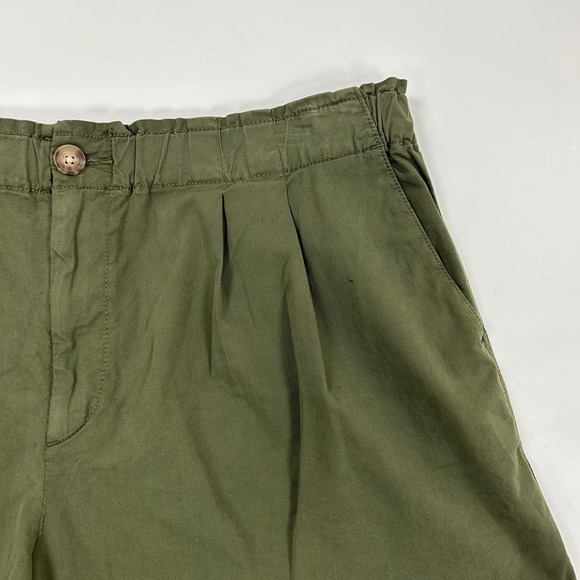 NWT Loft Palazzo Pull On Shorts Olive Green Khaki Womens XL - Picture 9 of 9